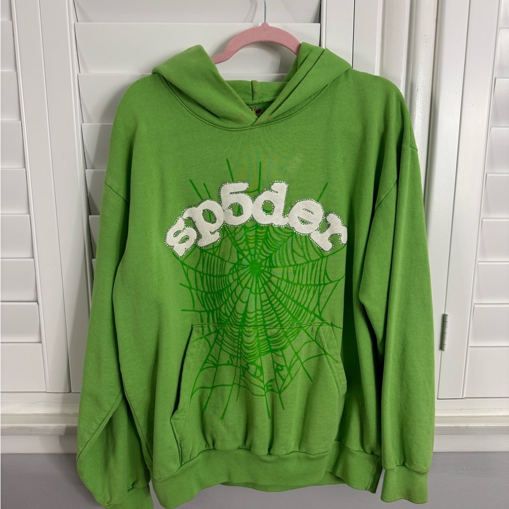 Green Spider Graphic Hoodie